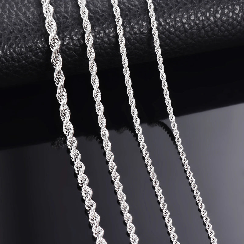 Versatile Unisex Silver Necklace