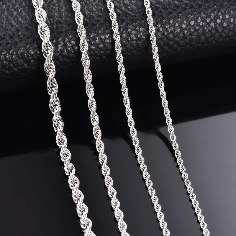 Versatile Unisex Silver Necklace