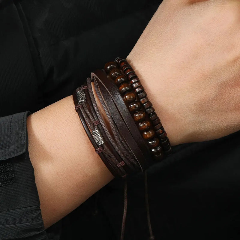 Elegantes Herrenarmband im Vintage-Stil