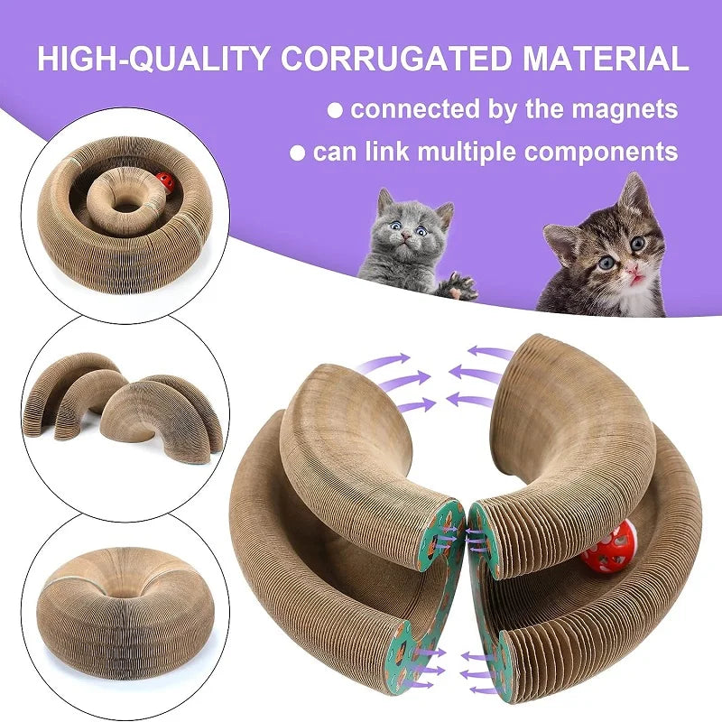 Cat Scratcher With Interactive Ball