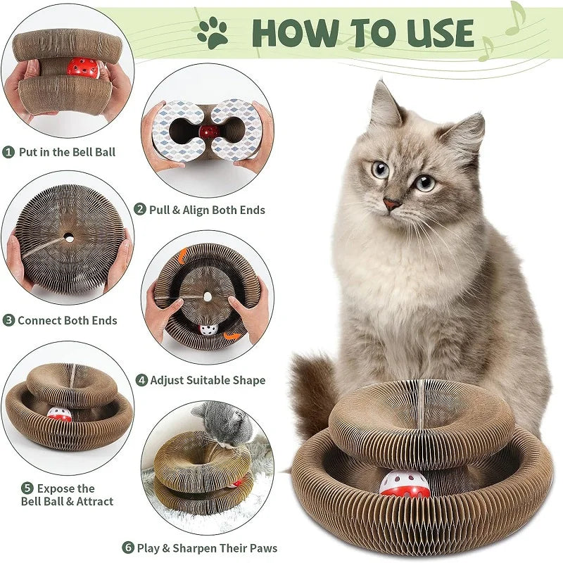 Cat Scratcher With Interactive Ball