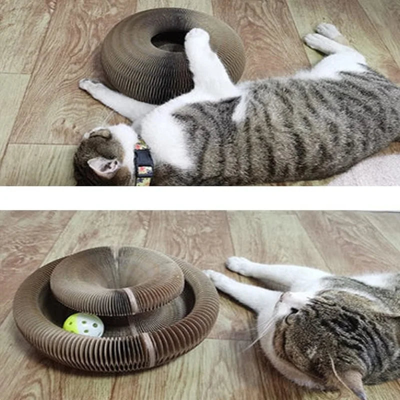 Cat Scratcher With Interactive Ball